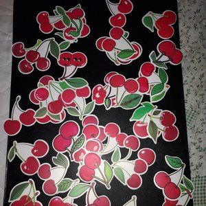 25 pcs. Cherry Stickers. Random. Scrapbooking, Journaling, Bottle, Laptop
